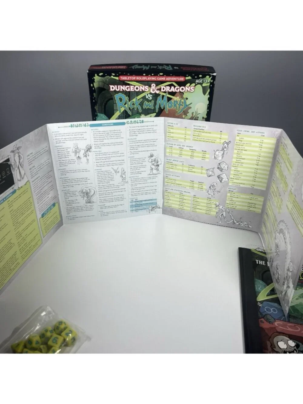 Dungeons & Dragons vs Rick & Morty Tabletop Roleplaying Game Adventure Complete